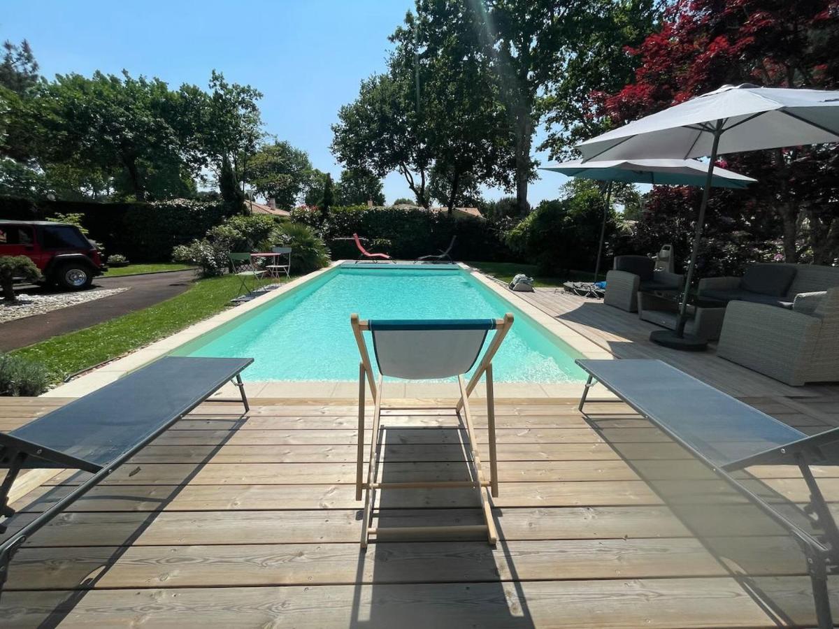 Villa Avec Piscine Andernos Les Bains Ngoại thất bức ảnh