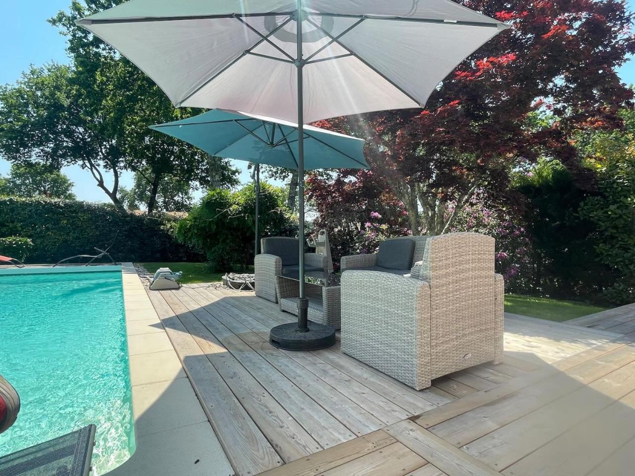 Villa Avec Piscine Andernos Les Bains Ngoại thất bức ảnh