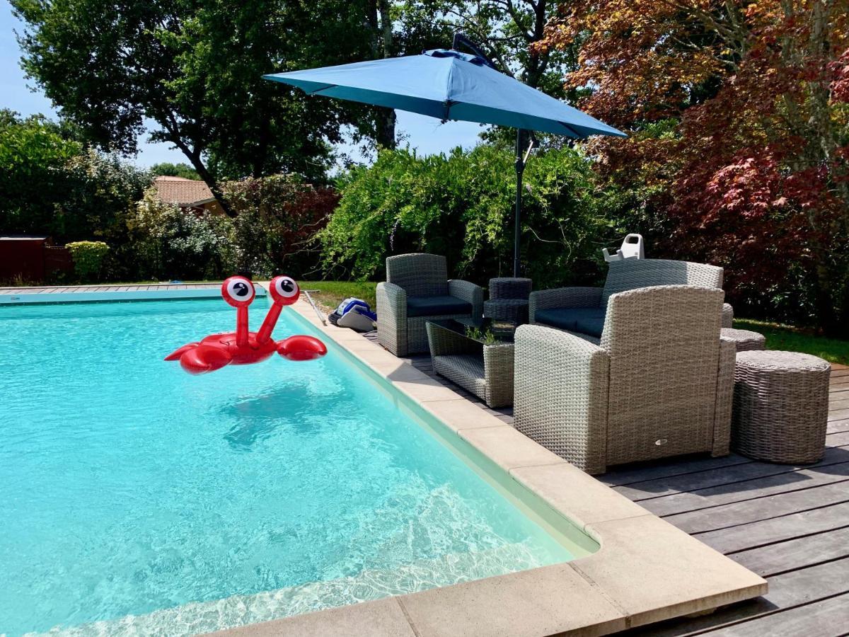 Villa Avec Piscine Andernos Les Bains Ngoại thất bức ảnh